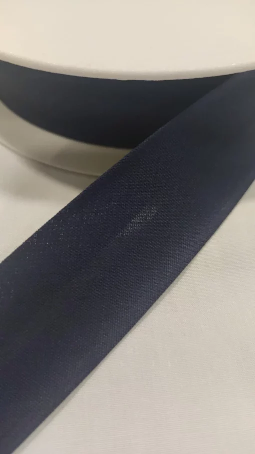 Fita de Viés | Algodão | 3Cm | Azul Escuro 7