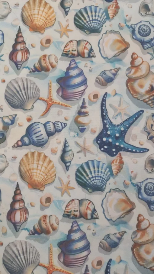 Minimat | 100% Polyester | Déperlant | Coquilles