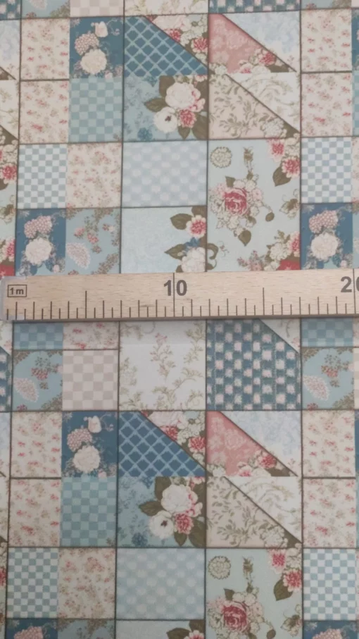 Minimat | 100% Poliéster | Áqua Repelente | Patchwork Floral - Image 2