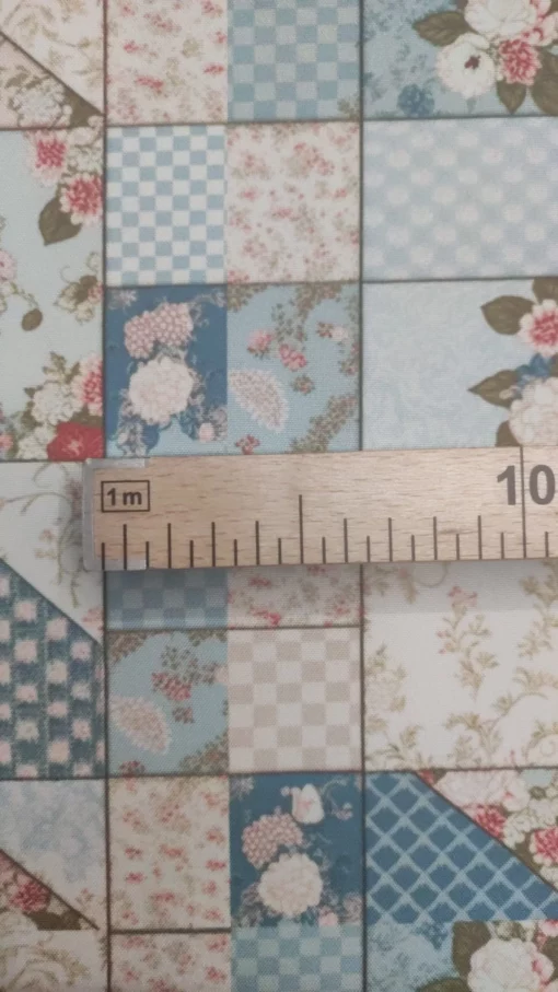 Minimat | 100% Poliéster | Áqua Repelente | Patchwork Floral - Image 3