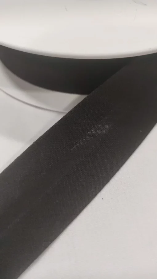 Ruban Bias | Coton | 3Cm | Noir 10