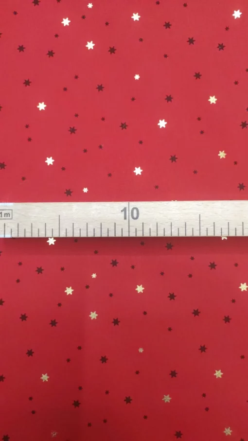 Tecido Algodão | 100% Algodão | Estampado Natal | Estrelas - Image 3
