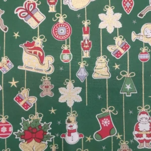 Tecido Algodão | 100% Algodão | Estampado Natal