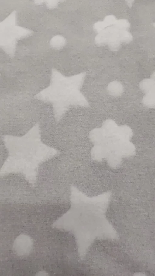 Coralina | Estampado| Infantil | Estrelas (Cinza)