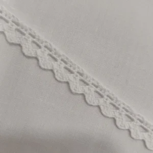 Fita de Renda | Algodão | Pontinha | Branco
