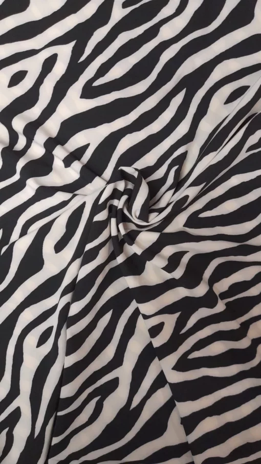 Tecido Confeção | Vestuário | Estampado | Animal Print | Zebra - Imagen 2