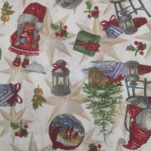 Tecido Loneta  | Natal | Gnomo de Natal
