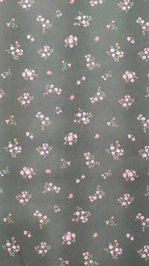 Tecido 100% Algodão | Estampado Floral | Coleção Bisou