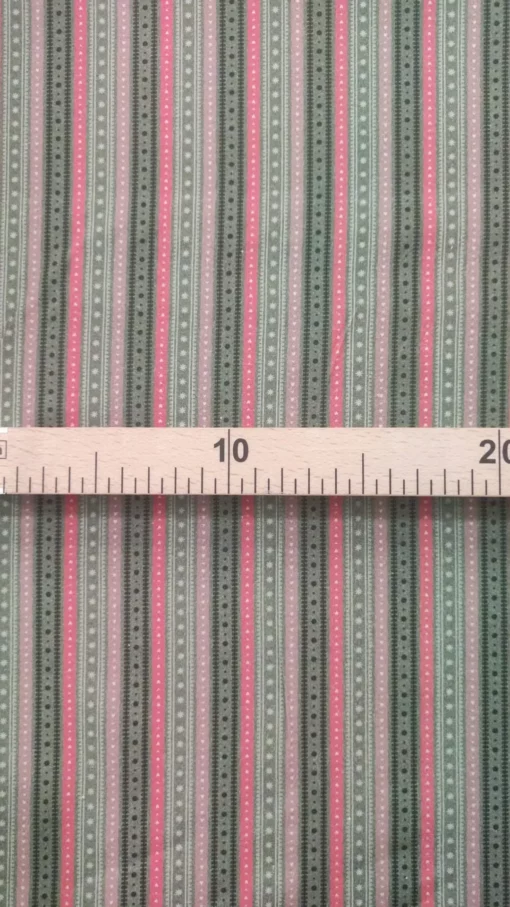 Tecido 100% Algodão | Estampado Riscas | Coleção Bisou - Imagen 4