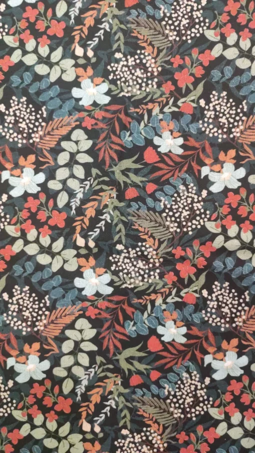 Tela 100% Algodón | Estampado Floral | Colección Dixon