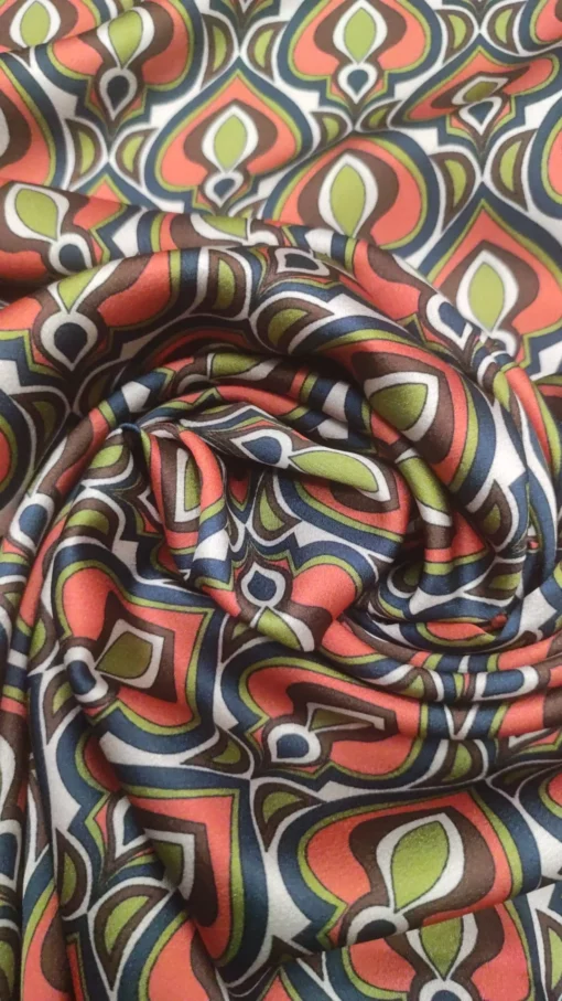 Tecido Confeção | Vestuário | Seda Acetinada | Abstrato - Imagen 3