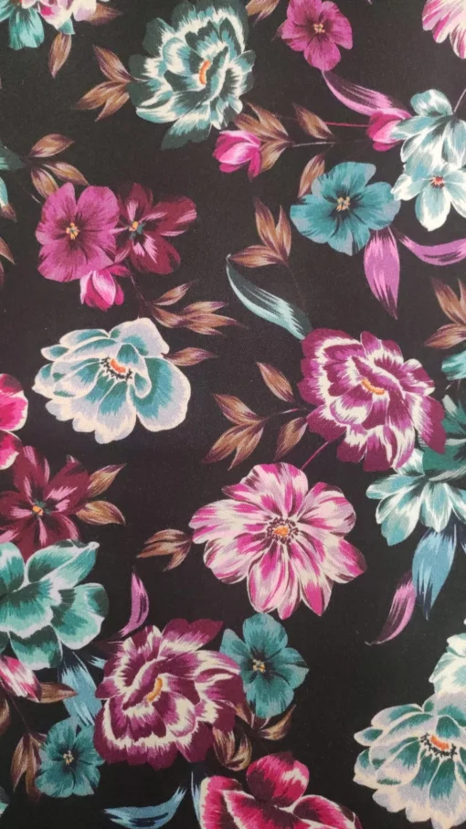 Tecido Confeção | Vestuário | Viscose Stretch | Floral