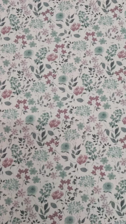 Tecido Vaiela | 100% Algodão Orgânico | Floral
