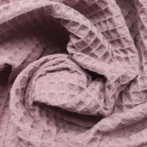 Tecidos 100% Algodão | Piquet Waffle | Malva (15)