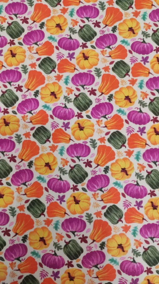 Tejido 100% Algodón | Algodón orgánico | Estampado | Calabazas