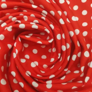 Tecido 100% Algodão | Básico | Bolas | Vermelho