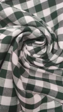 Tecido 100% Algodão |  Xadrez | Verde Escuro