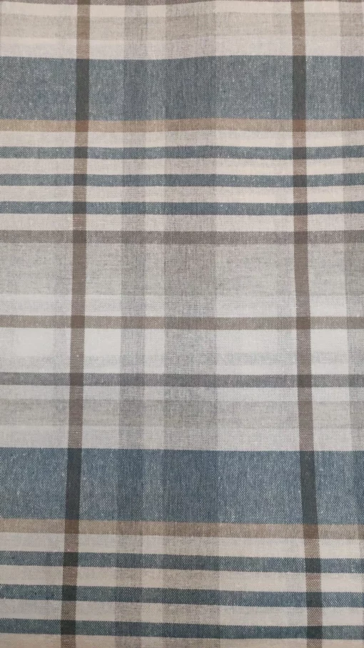 Tecido Loneta Tabarca |  Estampado | Xadrez Azul