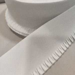 Elástico | Branco | Elástico Franzido de Cós