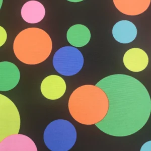 100% Poliéster | Estampado | Carnaval | Bolas | Multicolor