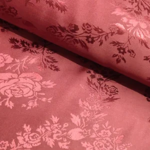 Atoalhado | Jacquard Poliéster | Floral | Bordô (10/19)