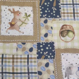 Tecido Loneta |  Estampado | Páscoa | Patchwork Páscoa