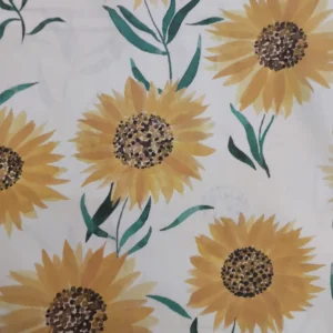 Tecido 100% Algodão | Poppy | Estampado | Girassol