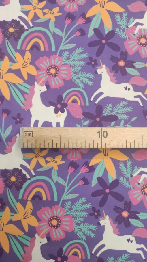 Tecido 100% Algodão | Poppy | Estampado Infantil | Unicórnio - Image 2