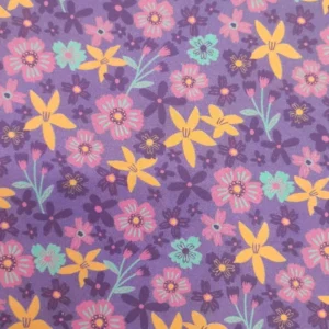 Tecido 100% Algodão | Poppy | Estampado Infantil | Flor