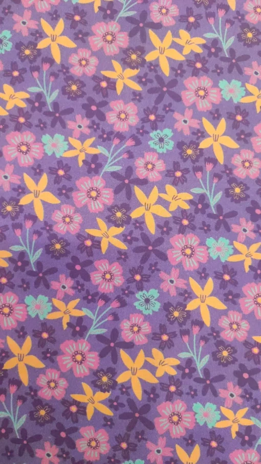 Tecido 100% Algodão | Poppy | Estampado Infantil | Flor
