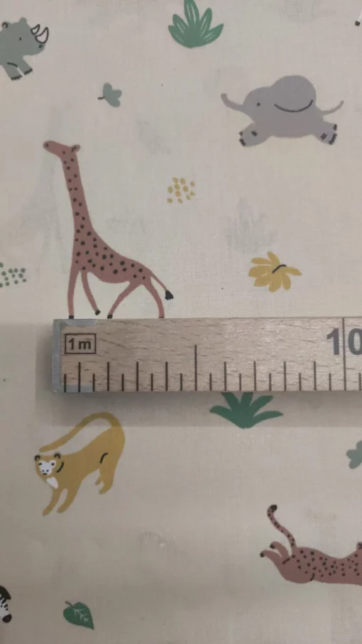 Tecido 100% Algodão | Poppy | Estampado Infantil | Animais da Selva - Image 4
