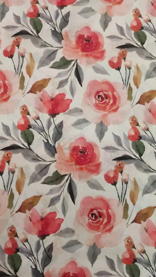 Tela Prenda | Ropa | 100% Algodón | Estampado | Floral