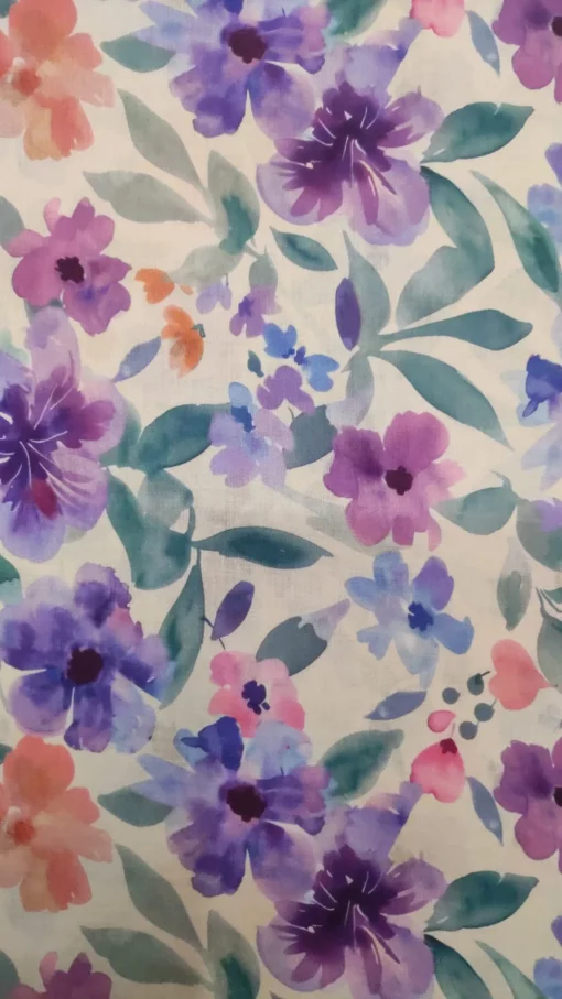 Tecido Confeção | Vestuário | 100% Algodão | Estampado | Floral