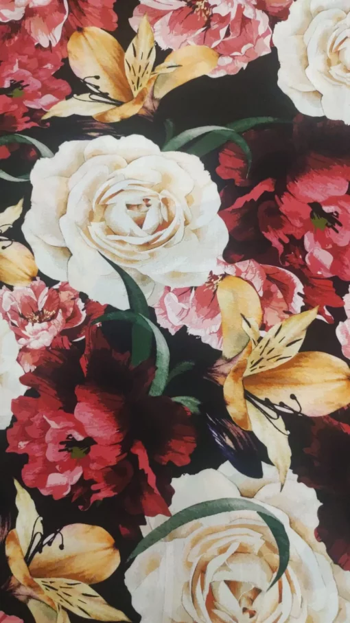 Tecido Confeção | Vestuário | 100% Viscose | Floral
