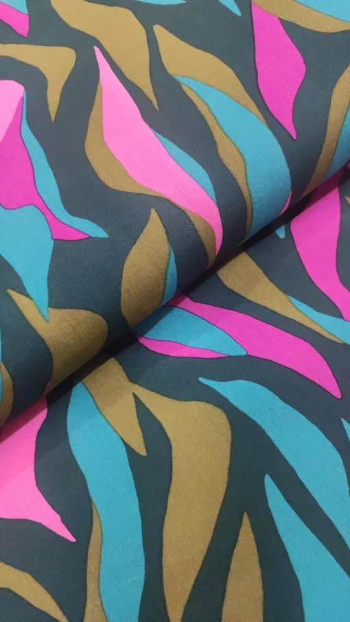 Tecido Confeção | Vestuário | 100% Viscose | Abstrato – Image 2