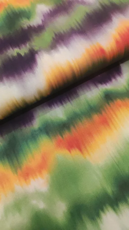Tecido Confeção | Vestuário | Viscose | Digital | Tie-Dye – Image 3