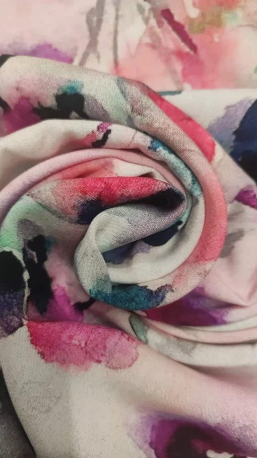 Tecido Confeção | Vestuário | Viscose | Digital | Floral - Imagen 2