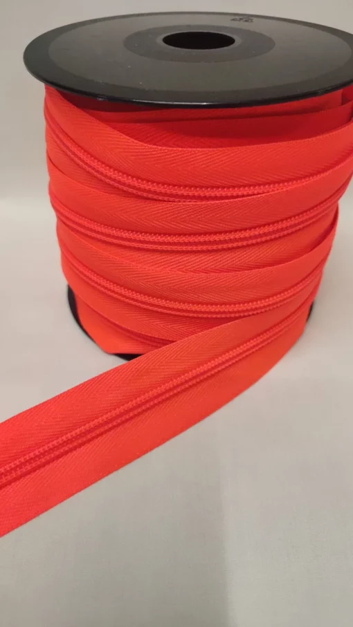 Fecho Zipper | Malha 5 | Laranja Fluorescente 735