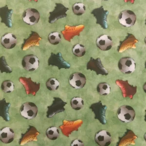 Tecido 100% Algodão | Estampa 3D | Infantil | Futebol