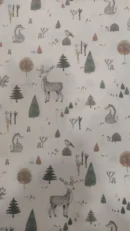 Tecido 100% Algodão | Poppy | Estampado Infantil | Animais da Floresta