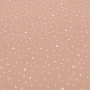 Tecido 100% Algodão | Básico | Estrela | Rosa Velho