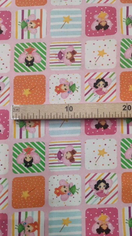 Tecido 100% Algodão | Estampado Infantil | Fada Madrinha - Image 2