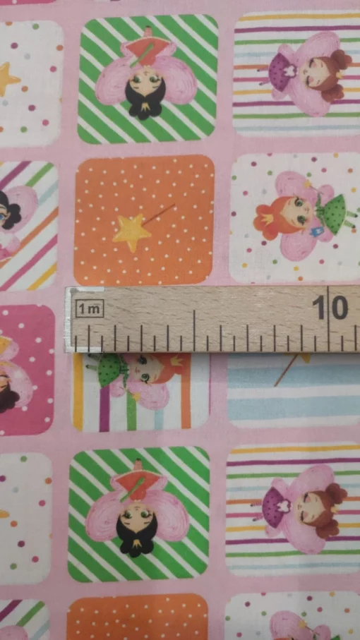 Tecido 100% Algodão | Estampado Infantil | Fada Madrinha - Image 3