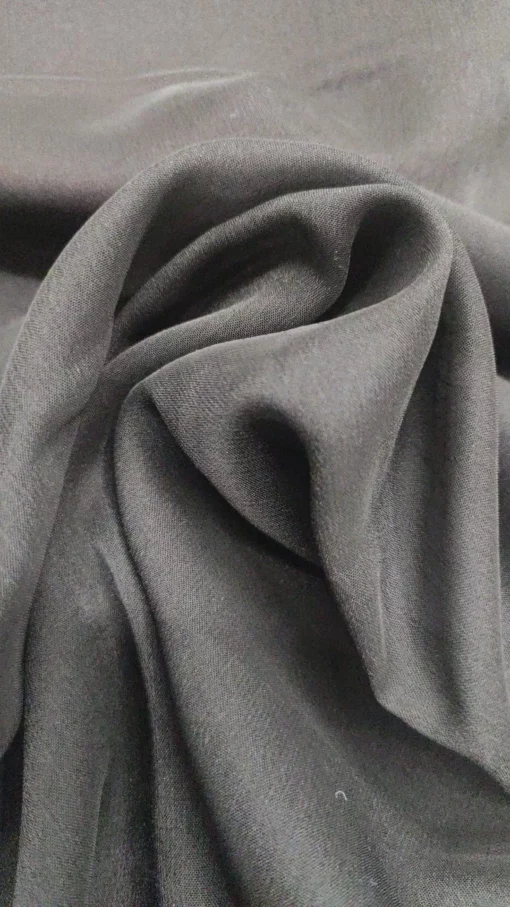 Tecido Confeção | Vestuário | Chiffon | Preto (16)
