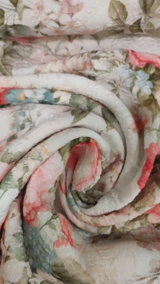Tecido Confeção | Vestuário | Crepon | Estampado | Floral - Imagen 2