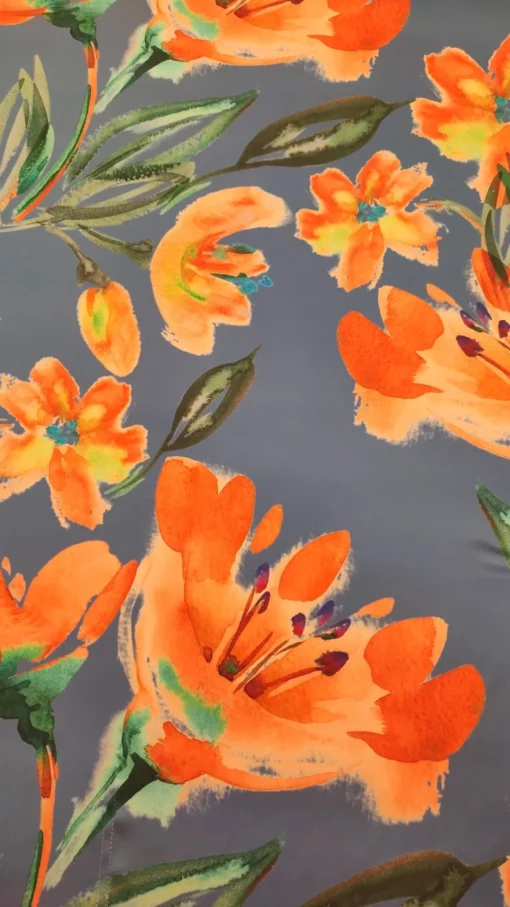 Tissu | Vêtements | Satin Silk | Floral