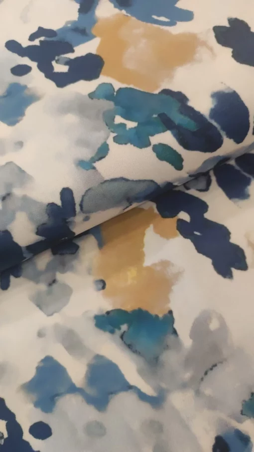 Tecido Confeção | Vestuário | Malha Viscose Estampada | Abstrato - Imagen 2