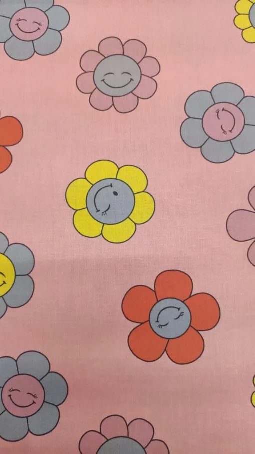 Tecidos Resinados | Estampado | Flor Smile