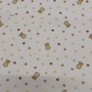 Fustão/Piquê 100% Algodão | Estampado Infantil | Girafa