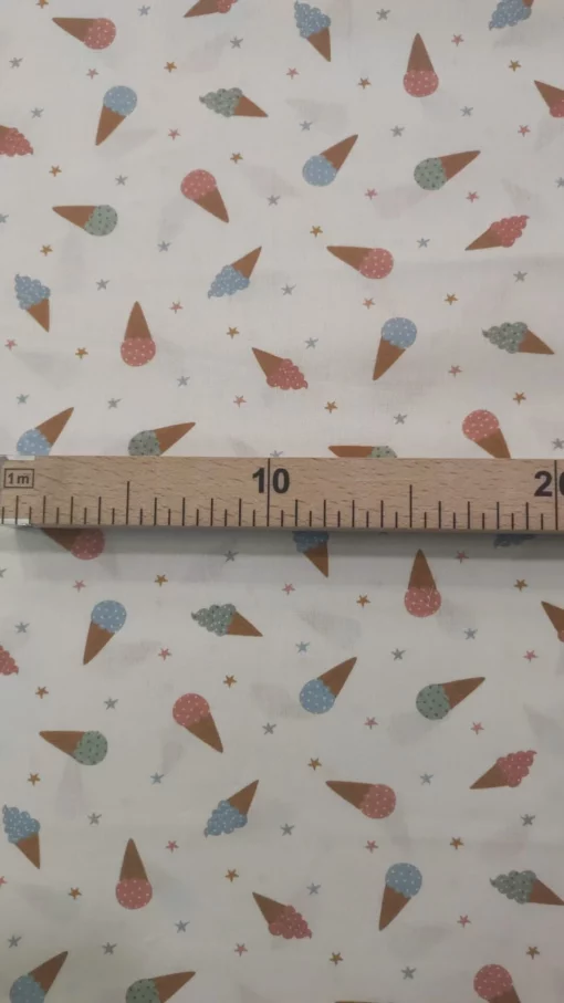 Tecido 100% Algodão | Estampado Infantil | Gelados – Image 3
